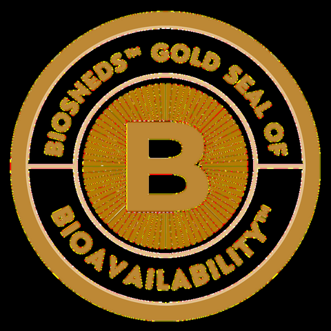 BioSNEDS Gold Seal of Bioavailability
